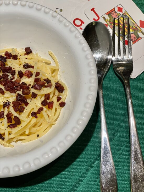 Espaguete à Carbonara