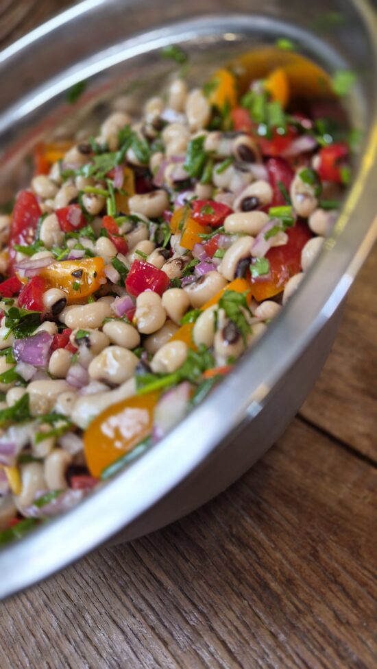 Salada de feijao fradinho