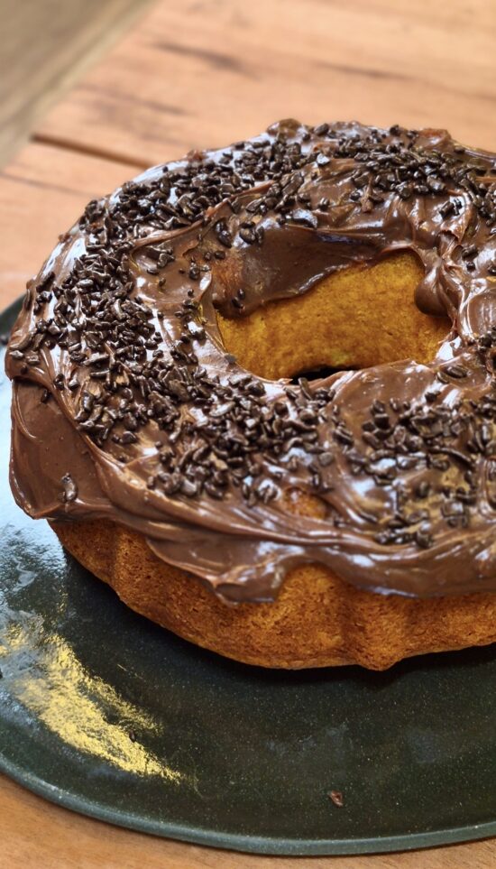 Bolo de cenoura com Cobertura de Brigadeiro