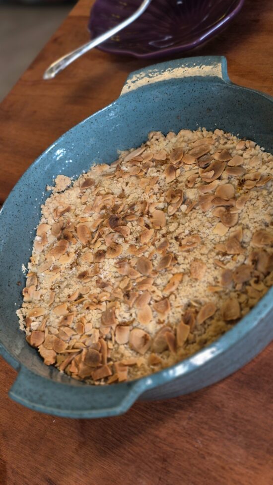 Crumble de Uva
